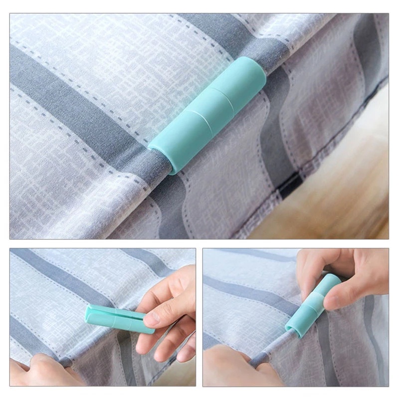 Bộ 10 Kẹp Cố Định Ga Trải Giường Chống Trượt Bằng Nhựa