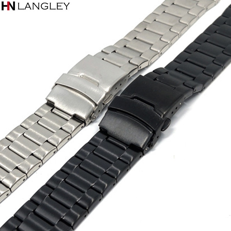 Dây Đeo Đồng Hồ Bằng Thép Không Gỉ Siêu Nhẹ Phong Cách Mới Cho Samsung Galaxy Watch 4 Classic Huawei 20mm 22mm