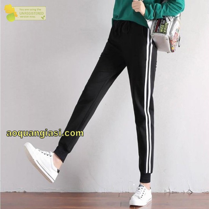 Quần thể thao 2 sọc bo ống CVDP mt1037