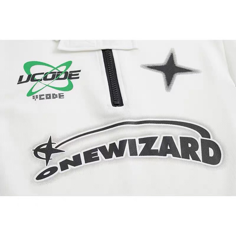 Áo polo Onewizard phối hoạ tiết phong cách hàn quốc ảnh feedback ở cuối