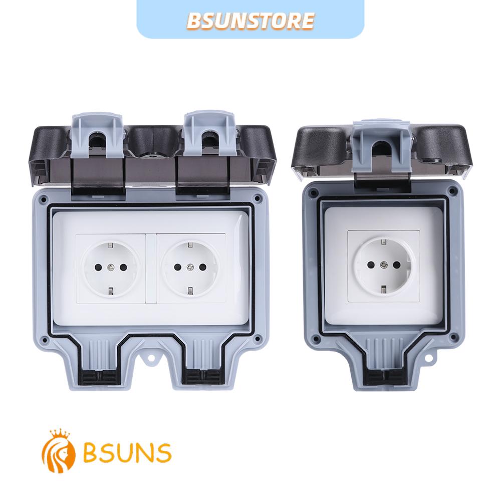 Ổ Cắm Điện Chống Nước Chuẩn Eu Ip66