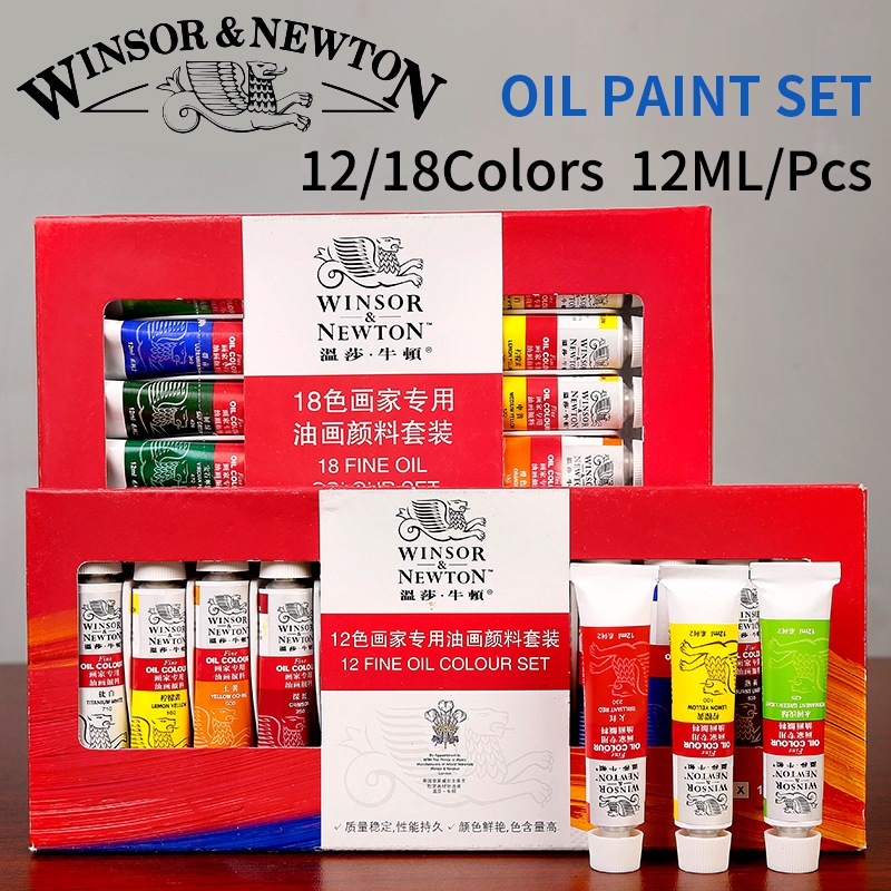 Bộ 12 / 18 Màu Vẽ Tranh Sơn Dầu Chuyên Nghiệp Winsor & Newton