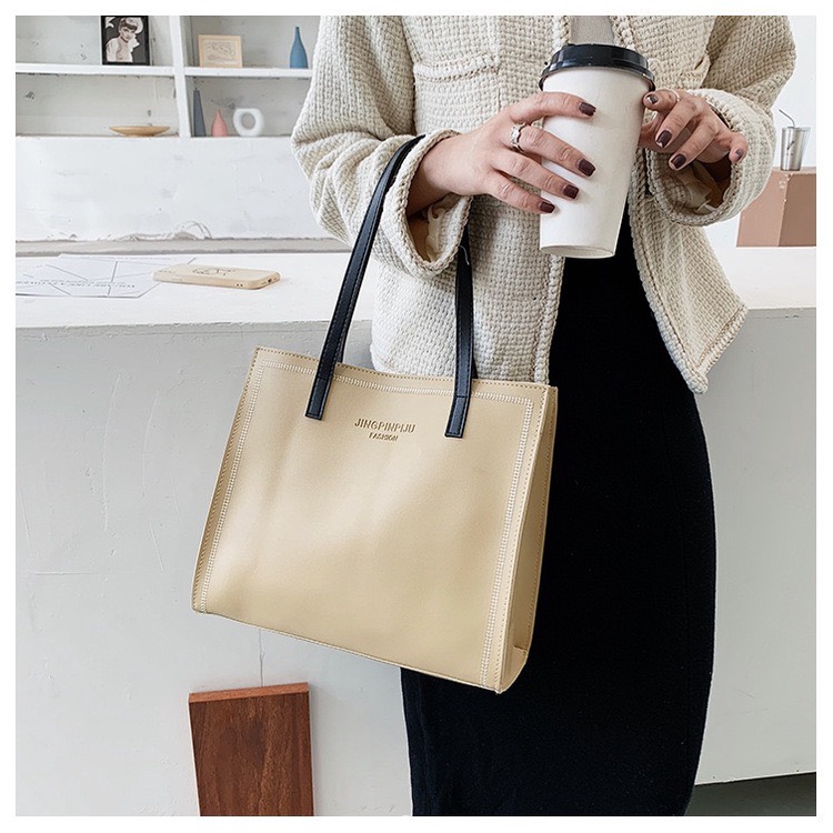 Túi Xách Nữ, Túi Kẹp Nách Nắp Chéo, Hai 2 Dây Đeo Phong Cách Hàn Quốc