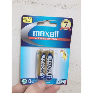 02 Vĩ Pin Alkaline Maxell AA và AAA 1.5V