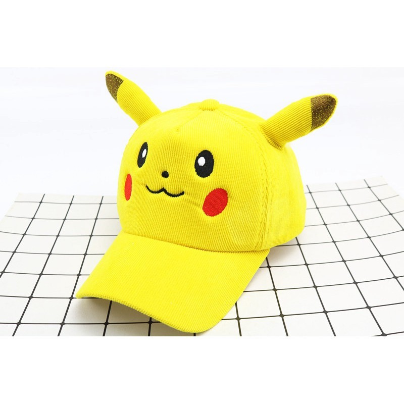 Nón/ Mũ Lưỡi Trai Hình Pikachu Cho Bé Cưng Xĩu (từ 2-6tuổi