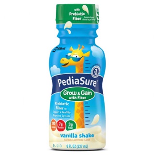 Sữa nước dành cho bé từ 1 tuổi hương vani giàu chất xơ Pediasure Grow & Gain with Fiber vanilla 237ml