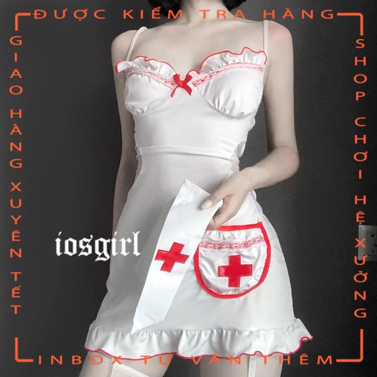 Set Đồ Ngủ Hóa Trang Y Tá Hở Lưng Gợi Cảm Dành Cho Nữ  - hot tiktok | BigBuy360 - bigbuy360.vn