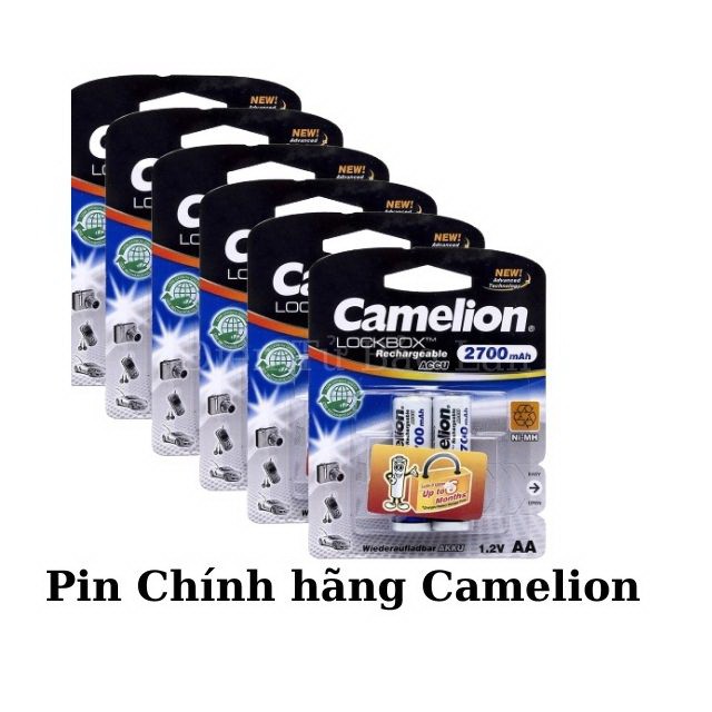 Pin Sạc AA , Pin Sạc 2A Camelion Dung Lượng 2700MA