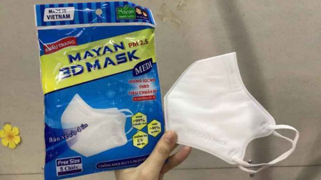 KHẨU TRANG MAYAN 3D MASK SET 5 CÁI | BigBuy360 - bigbuy360.vn