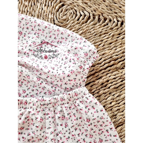 Set bộ dài cánh tiên hoa nhí hồng - Tocxumi