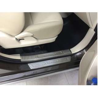 Xpander, ốp bậc Xpander 2020 ( 8 chi tiết ) mẫu inox