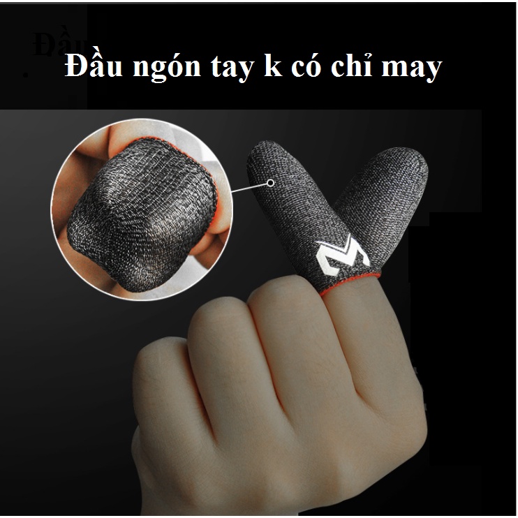 Găng tay chơi game Memo, Shezi sợi bạc cao cấp tăng độ nhạy cảm ứng