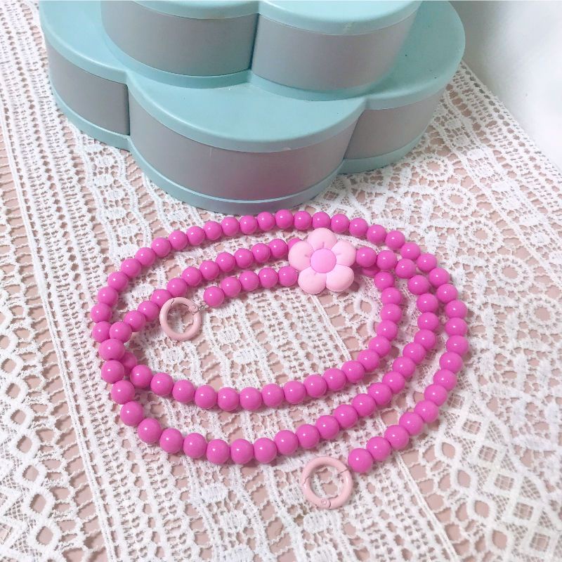 Túi Đeo Chéo Đính Ngọc Trai Nhiều Màu Sắc Phong Cách Hàn Quốc Nhật Bản