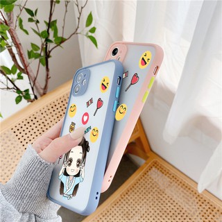 Ốp lưng Iphone Happy viền màu iphone 6/6plus/6s/6s plus/ 7/ 7plus/ 8/ 8plus/x/xs/ xs max/ 11/ 11 promax/12 /12 pro max