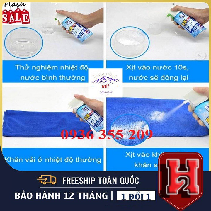 Bình Xịt Lạnh Cơ Thể, Chai Xịt Lạnh Ô Tô, Xe Máy_Dành Cho Mùa Hè Oi Bức❤️FREE SHIP❤️Hạ Nhiệt Nhanh