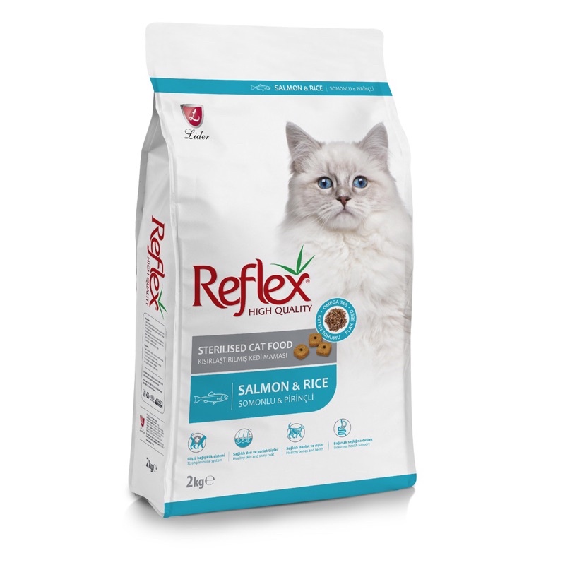 REFLEX STERILISED THỨC ĂN GIÚP TIỆT TRÙNG ĐƯỜNG RUỘT Ở MÈO TÚI 2KG.