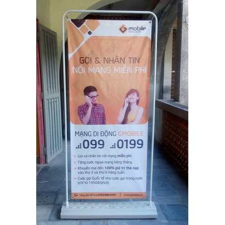 Standee Ngoài Trời Cản Gió Đế Nước Loại Tốt