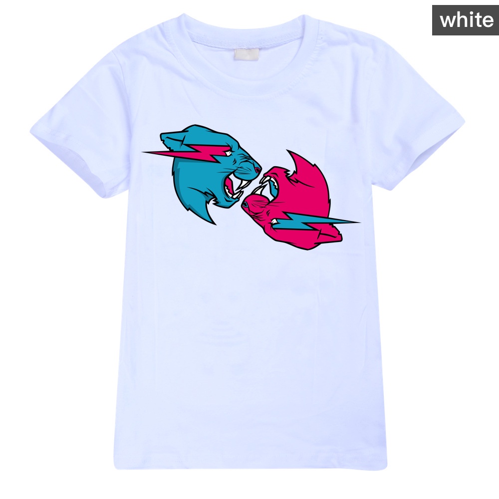 CHẤT ĐẸP Áo Thun Cotton In Chữ Mr Beast 2021 Thời Trang Mùa Hè Cho Bé