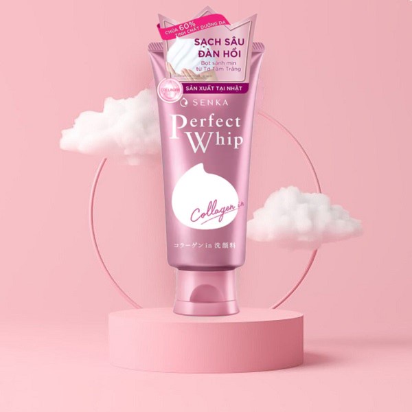 Sữa Rửa Mặt Senka Perfect Whip SRM Tạo Bọt Dưỡng Da Sáng SENKA Perfect Whip 120G