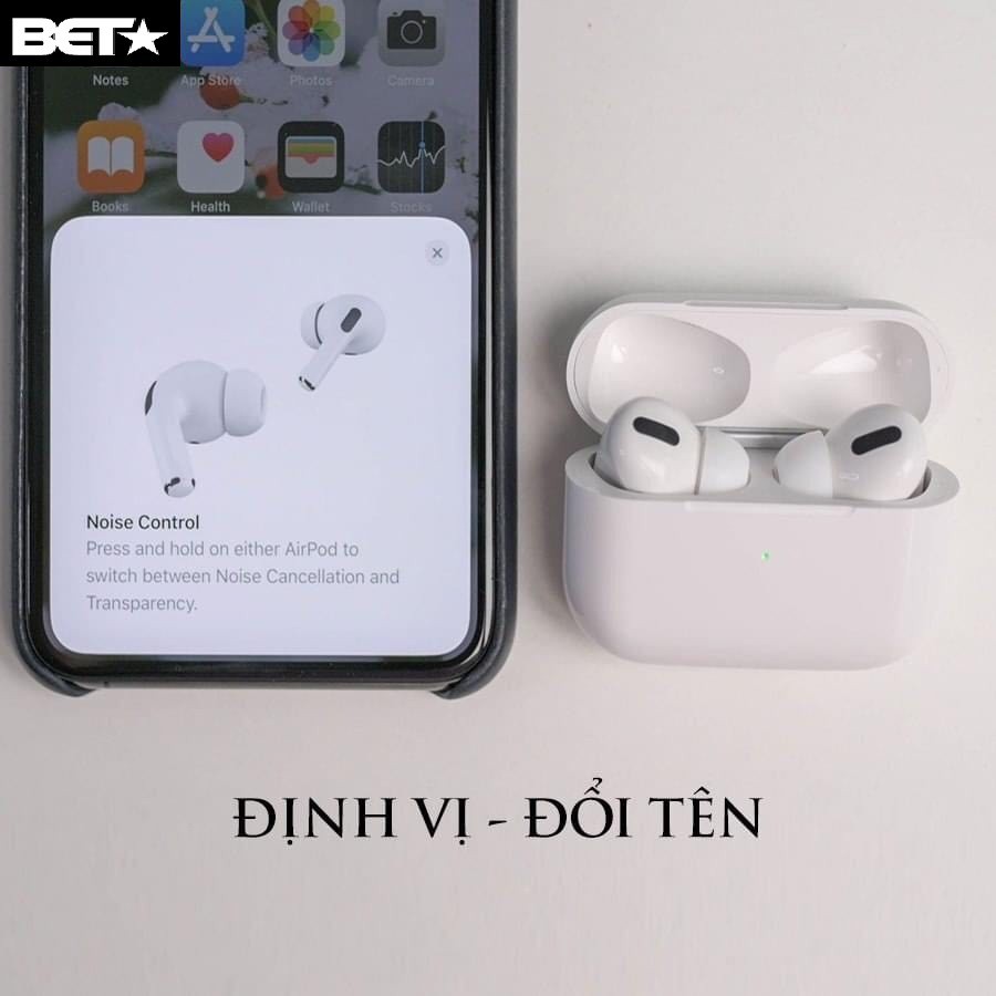 Tai Nghe Bluetooth Pro Nguyên Seal Đổi Tên Định vị Cảm Biến Chạm - Bảo Hành 1 Đổi 1 Trong 30 Ngày