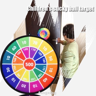 Fun Portable Wall Hanging Indoor Outdoor Interaction 27.5cm Kids Safety Parent Child Sticky Ball Sports Toys Target Game