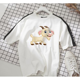 Áo thun Cotton Unisex - 12 Con Giáp - Tuổi Mùi - Dê con chibi