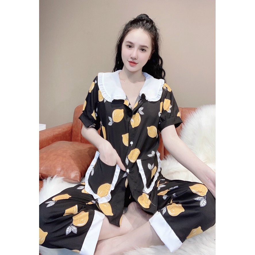 Đồ bộ mặc nhà hoa tiết siêu xinh thoáng mát