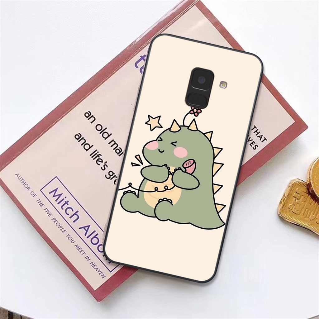 Ốp lưng SAMSUNG A6 2018 - A8 2018 - A8 PLUS in hình khủng long cute