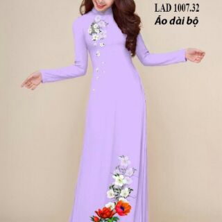 Vải áo dài hoa
