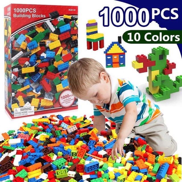 Bộ lego lắp ghép 1000 miếng chất lượng- cho bé thoả sức sáng tạo