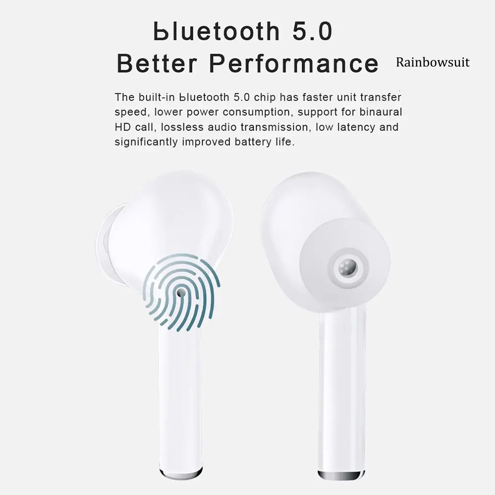 Tai Nghe Thể Thao Rb- J3 Tws Bluetooth 5.0 Không Dây Chống Nước Cảm Ứng Thông Minh