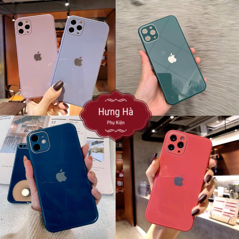 ốp iphone 12 lưng kính viền dẻo lên đời các dòng máy iphone11 thành iphone 12 trong 1 nốt nhạc không cần sắm ip 12