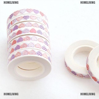 Cuộn Băng Keo Giấy Washi 7mm * 10m