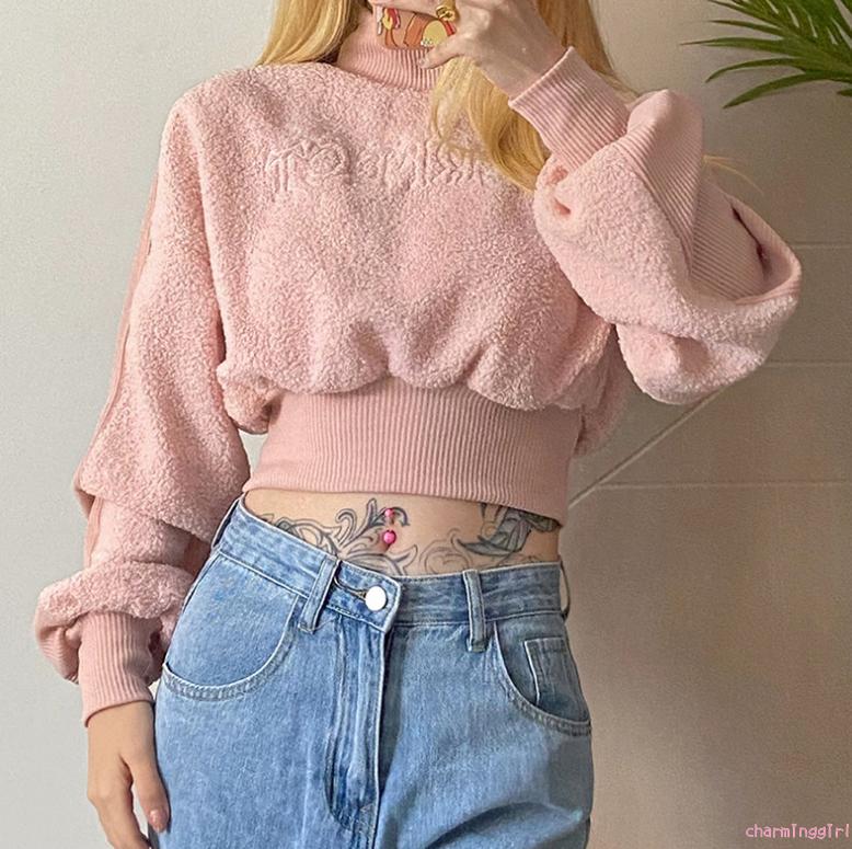 Áo Thun Dài Tay Cổ Lọ In Chữ Cho Người Lớn