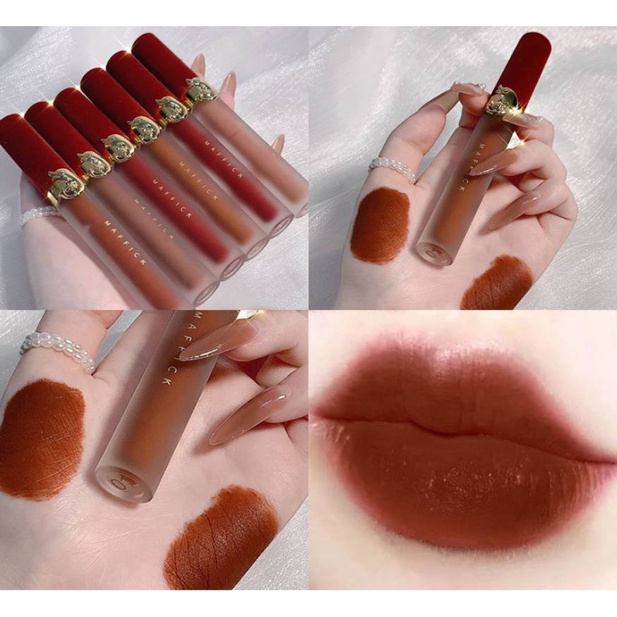 [Hàng mới về] Son kem Maffick mịn lì như nhung không thấm nước không bết dính