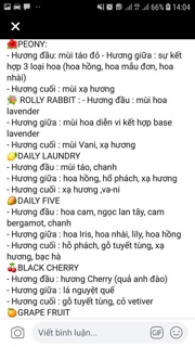 NƯỚC HOA ĐỂ PHÒNG DAILY COMMA