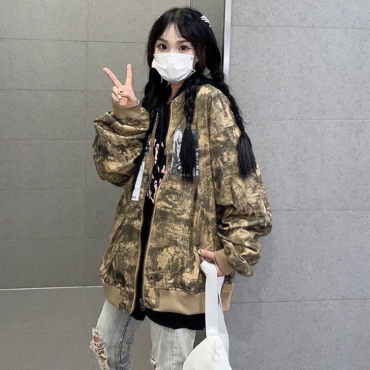 Áo Khoác BOMBER Họa Tiết Rằn Ri Độc Lạ, Áo Khoác Hot Trend Mùa Đông 2022 Tao.baotrend.Hn