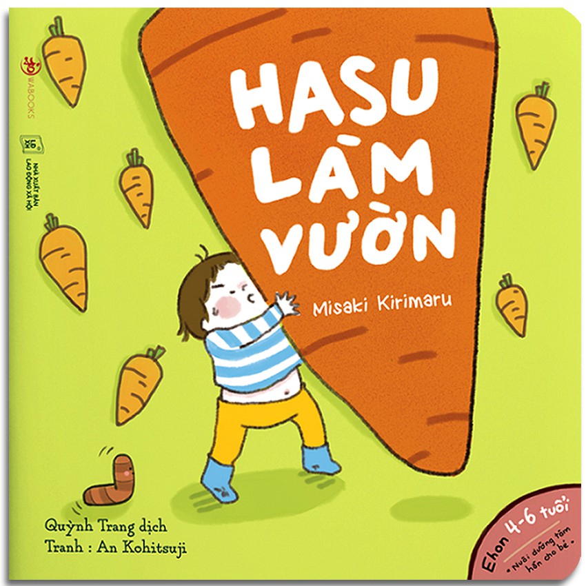 Sách - Ehon Hasu - Hasu Làm Vườn