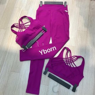 Bộ tập gym, bộ tập yoga, aerobic legging bra Yborn