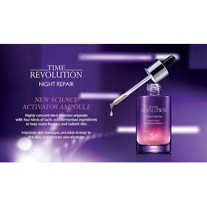 [Mẫu Mới] Tinh chất Dưỡng Trắng, Phục Hồi và Dưỡng Ẩm Missha Time Revolution Night Repair Science Activator Borabit