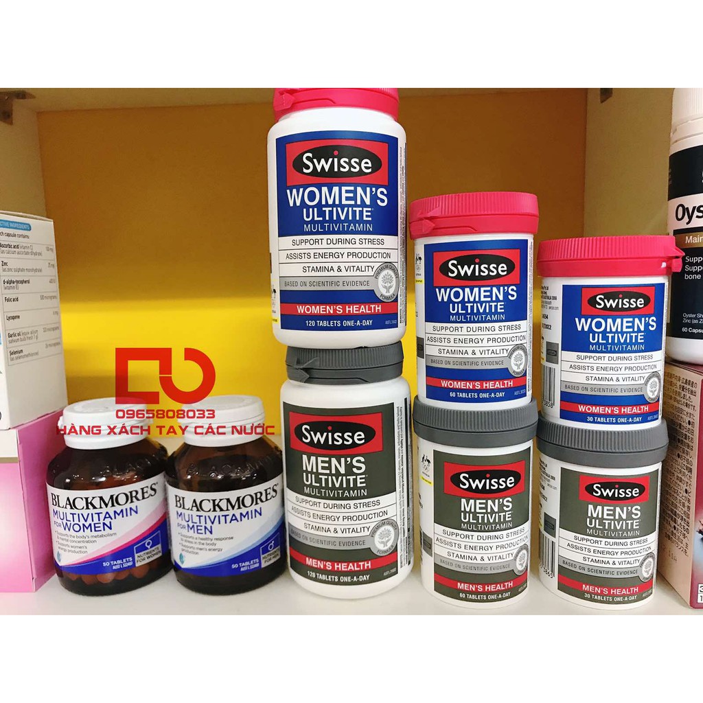 Vitamin tổng hợp cho Nam , Nữ Swisse Úc