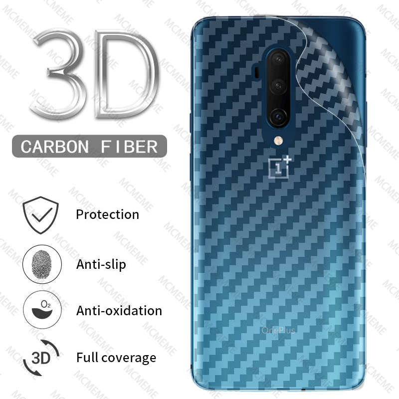 Miếng dán sợi carbon bảo vệ mặt lưng điện thoại Oneplus Nord N10 8 8T 7 7T 6 6T 5 5T Pro 1+8 1+7 1+7T 1+6T 1+5 1+5T 5G