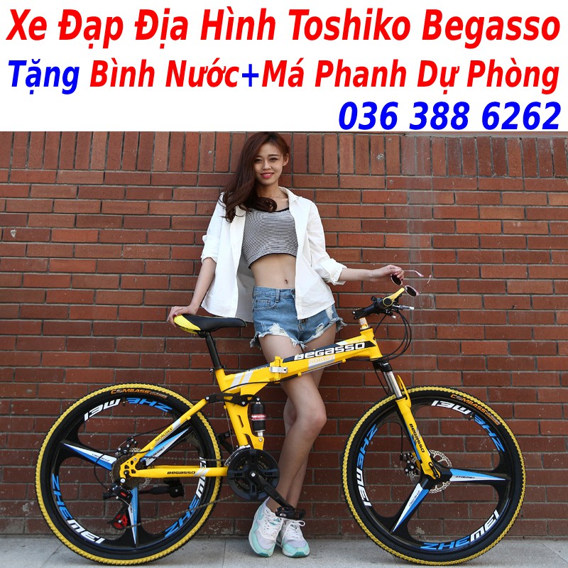 xe đạp tập thể dục tập gymtoshiko sport x9 tặng má phanh dự phòng + giá đỡ điện thoại + đo nhịp tim + đồng hồ 6 thông số