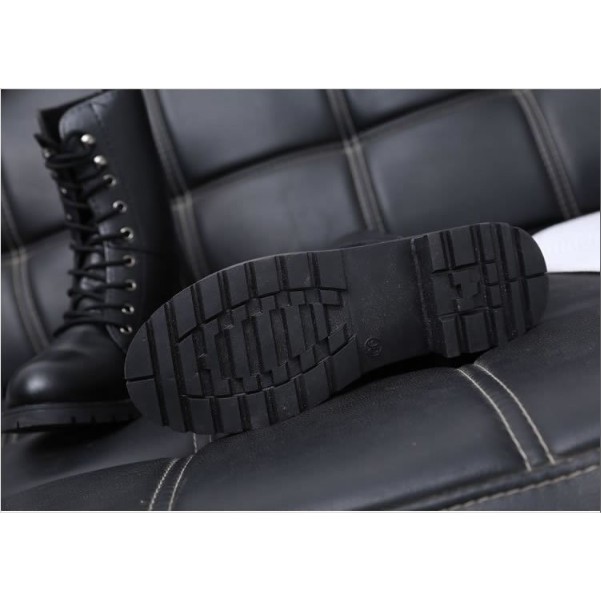 Giày boot da mềm cổ lửng,đế gót vuông đế cao 3cm B140 | BigBuy360 - bigbuy360.vn