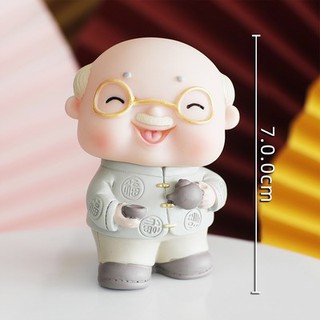Phụ kiện trang trí bánh sinh nhật_Trang trí ông đeo kính