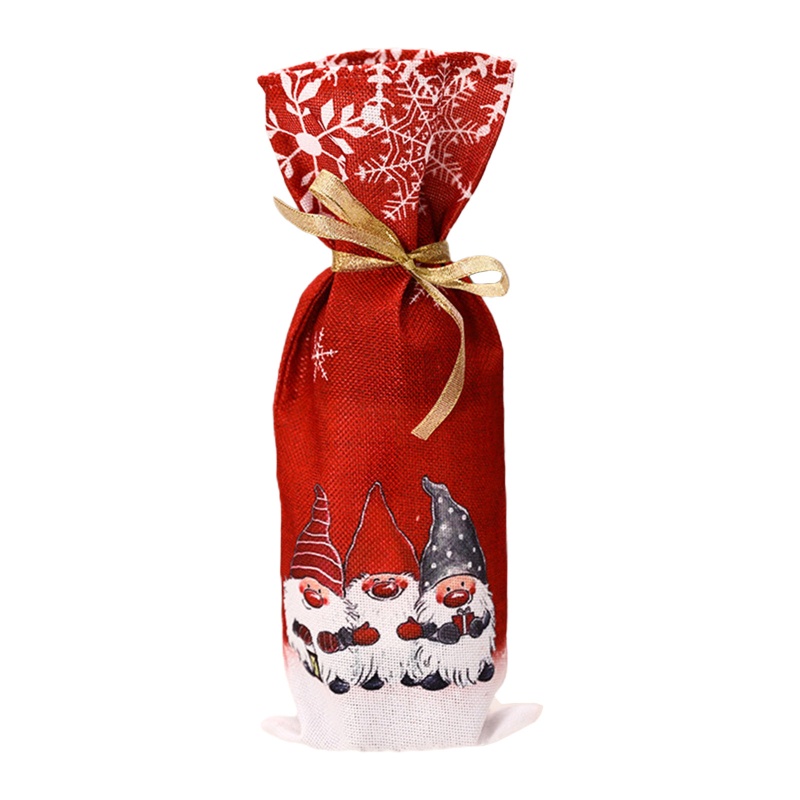 Vỏ Bọc Chai Rượu Hoạ Tiết Giáng Sinh Dễ Thương