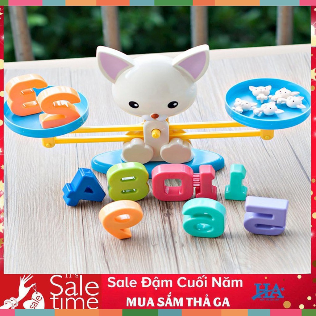 Bộ đồ chơi bàn cân toán học Puppy up GDCHOI07