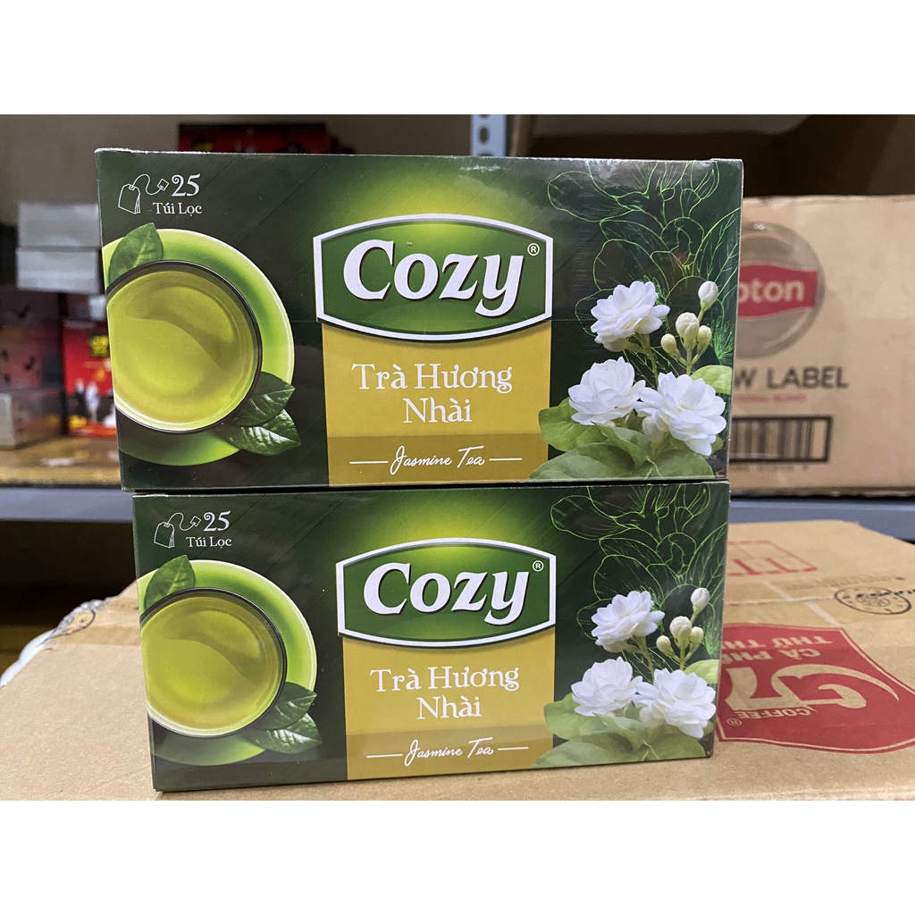 Trà Cozy Túi Lọc Hương Sen , Nhài - Hộp 50g