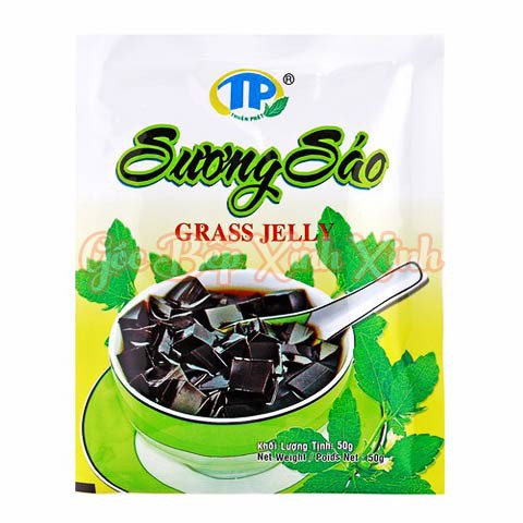 Bột sương sáo / thạch đen 50g kèm dầu chuối