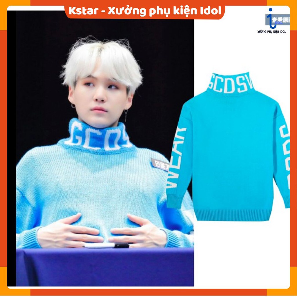 Áo len cổ cao Suga F3